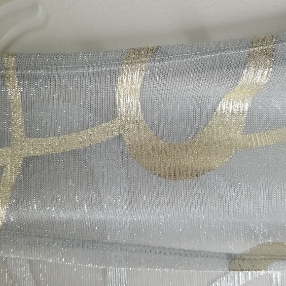 Lularoe Women's long throw over metallic sz medium - Picture 4 of 8